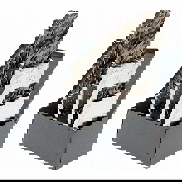 Drill Bit Set: Jobber Length Drill Bits, 25 Pc, 1